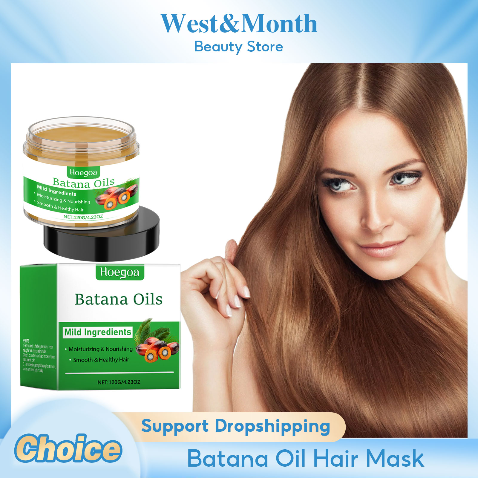 Hair Care Natural Products - Batana Oil Hair Mask Deep Nourishing