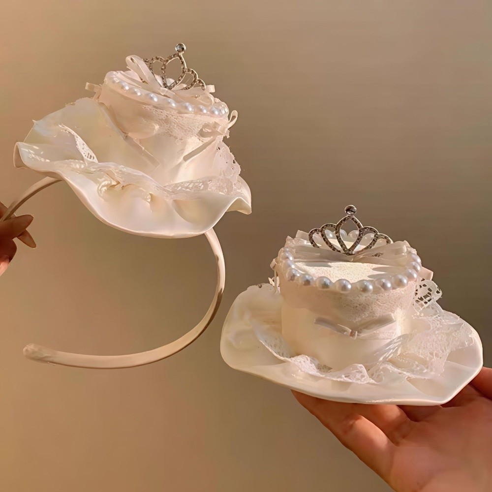 Hair Care Lotion - Elegant Cake Hat Hair Clip Cream