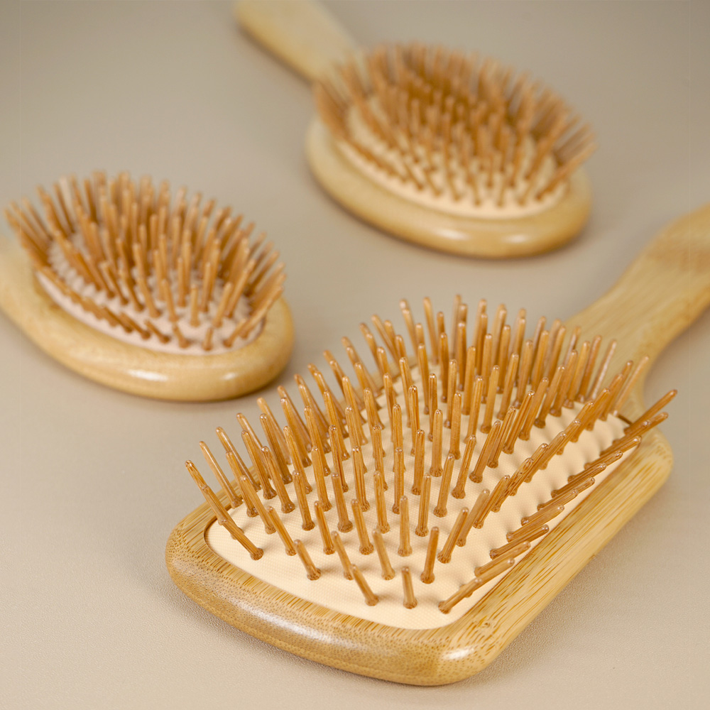 Bamboo Hair Brush Detangling B - Hair Care Daily Routine 评论和价格