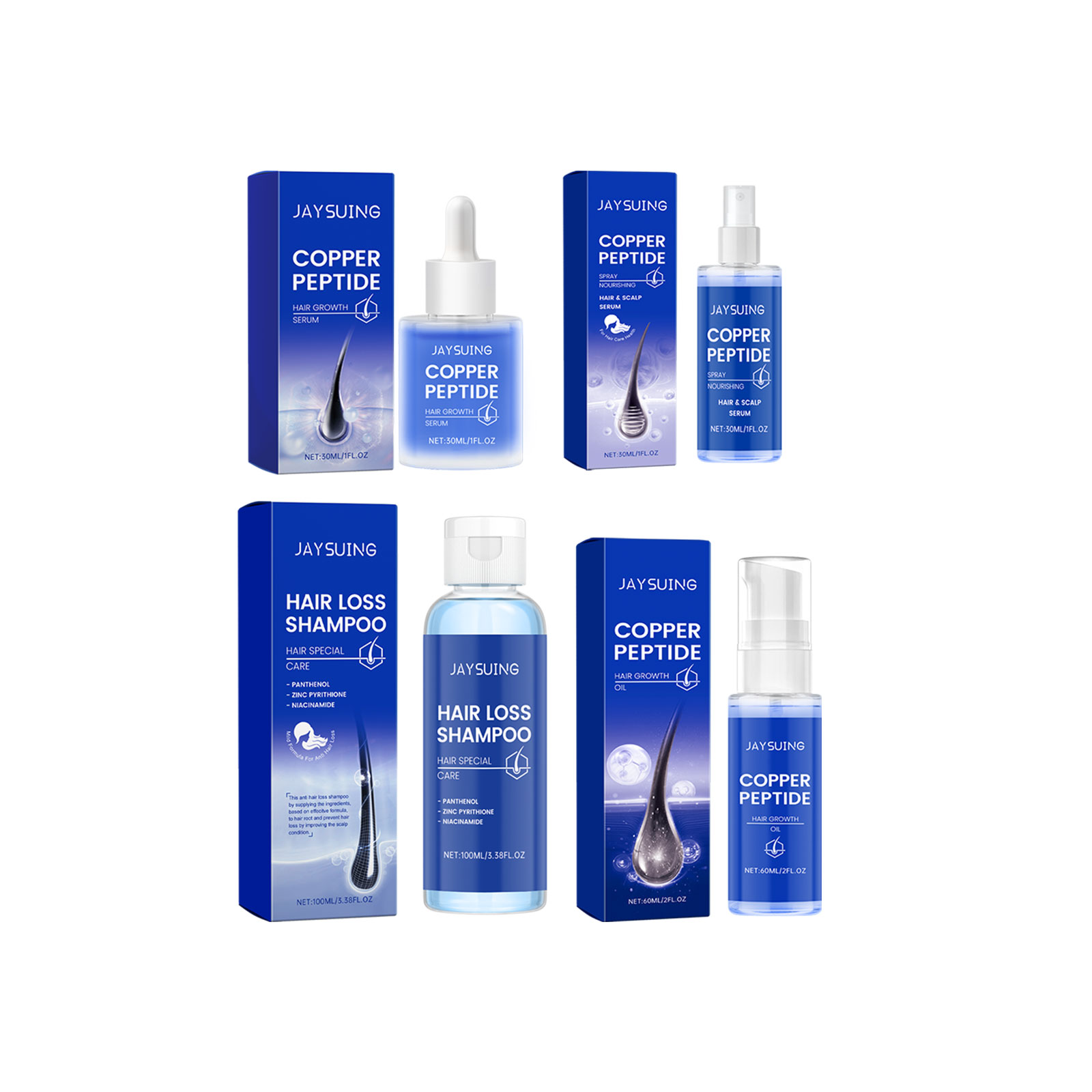 Copper Peptide Shampoo Hair Gr - Hair Care Essence Oil 评论和价格