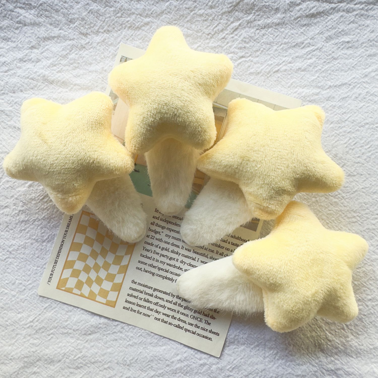 Cute Cream Yellow Plush Star B - Hair Care Lotion 评论和价格