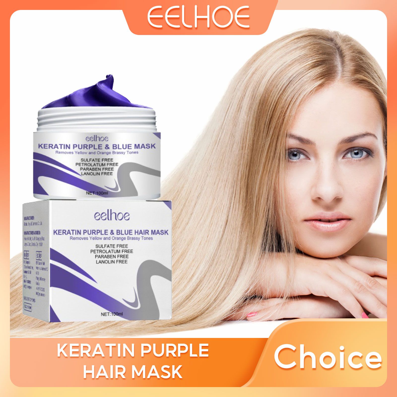 Straightening Hair Mask Kerati - Hair Care Natural Products 评论和价格
