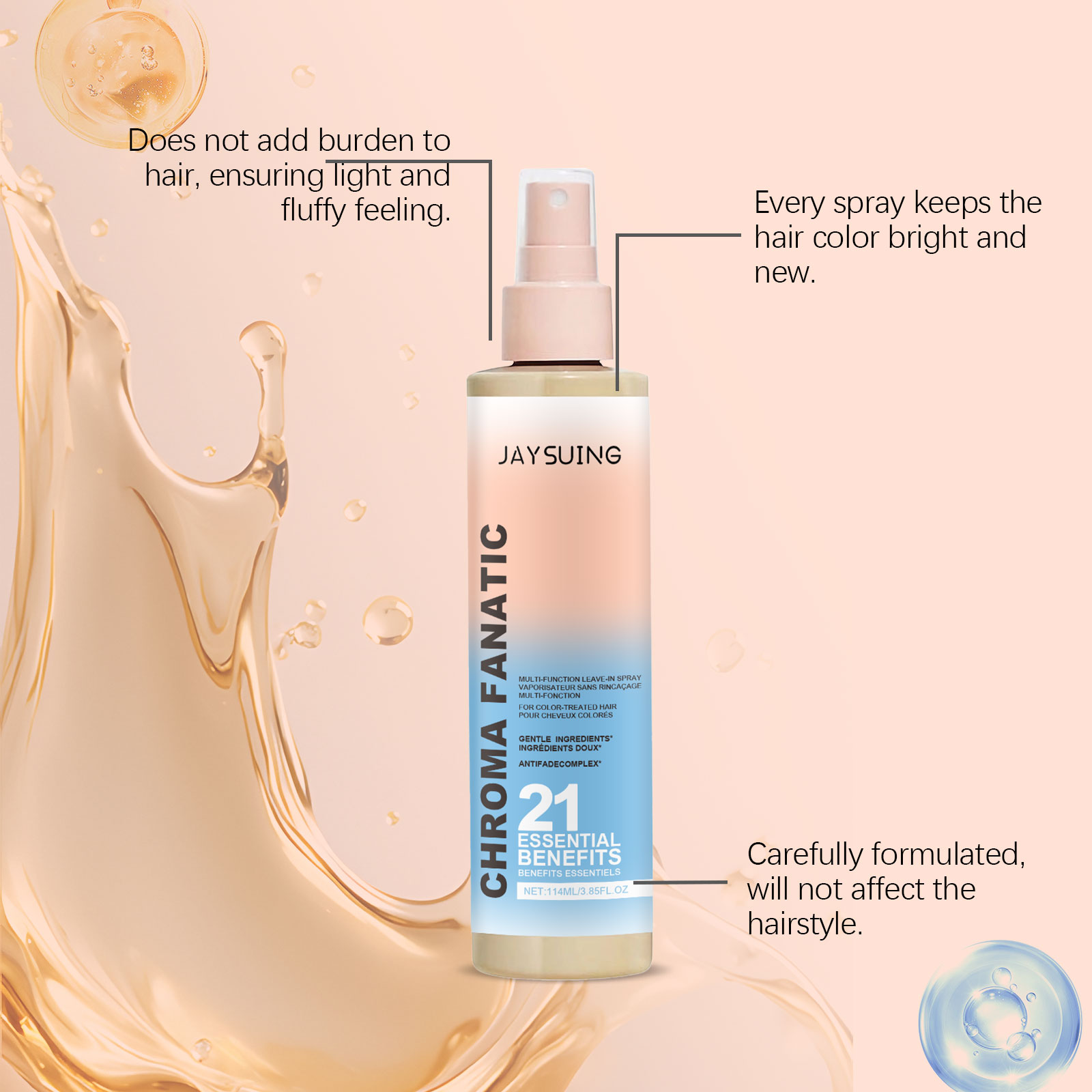 Moisturizing Spray for Hair Sc - Hair Care Essence Oil 评论和价格