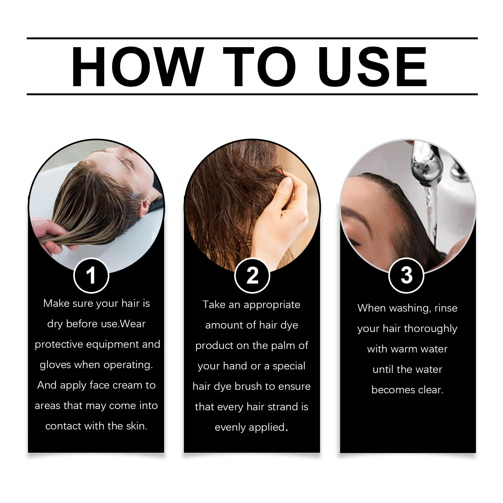 Natural Herbal Black Hair Dye  - Hair Care Step 评论和价格