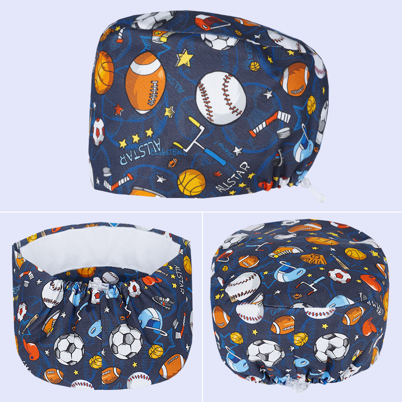 Thick Cotton Football Printed  - Hair Care Lab 评论和价格