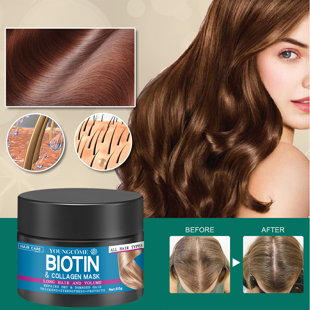 Hair Repairs Hair Mask Biotin  - Hair Care Essence Oil 评论和价格