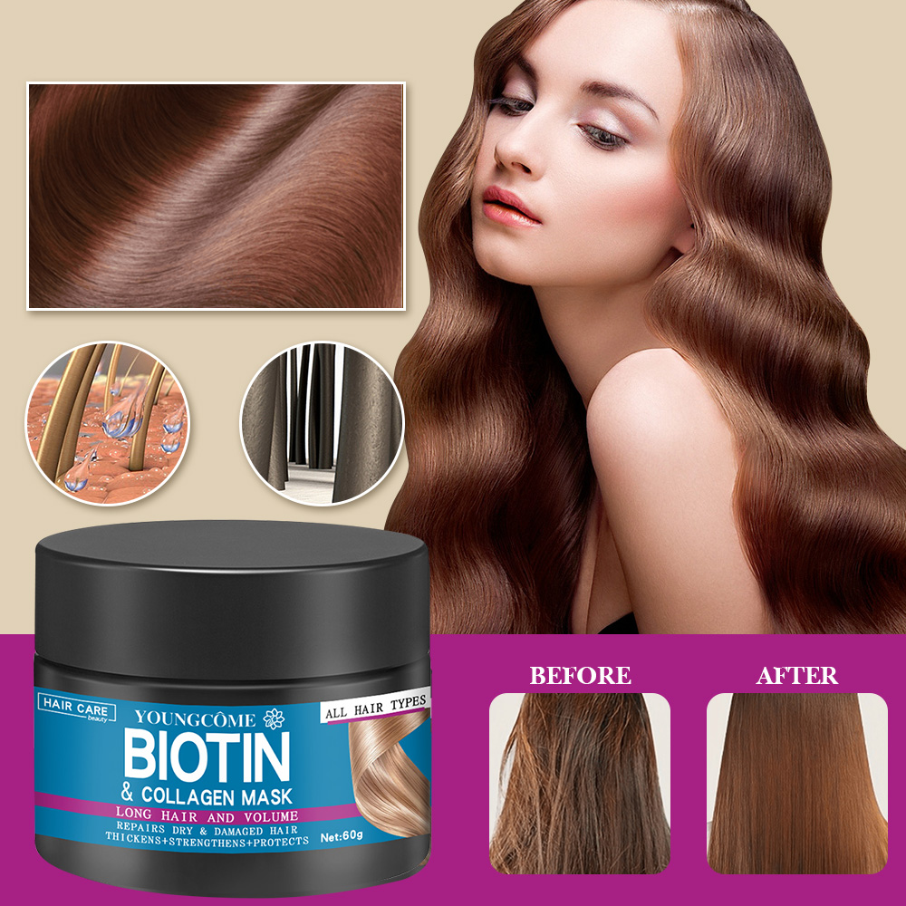 Hair Repairs Hair Mask Biotin  - Hair Care Essence Oil 评论和价格
