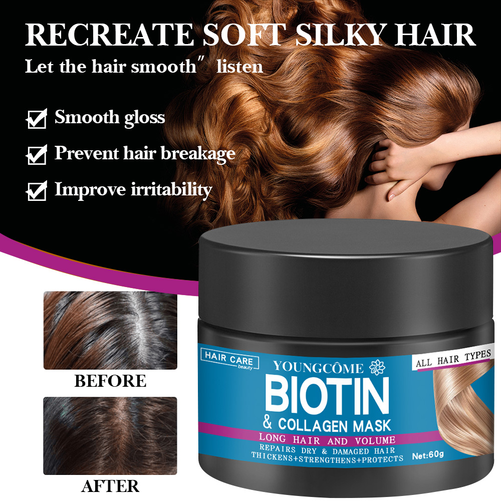 Hair Repairs Hair Mask Biotin  - Hair Care Essence Oil 评论和价格