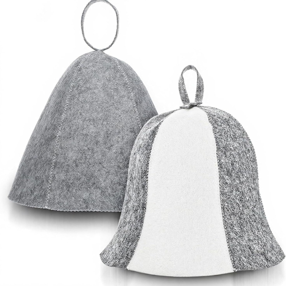 Home Sauna Gray Sauna Hat Saun - Hair Care Daily Routine 评论和价格