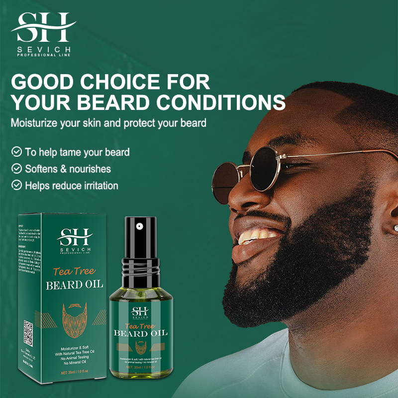 Tea Tree Beard Oil Set For Men - Hair Care Essence Oil 评论和价格