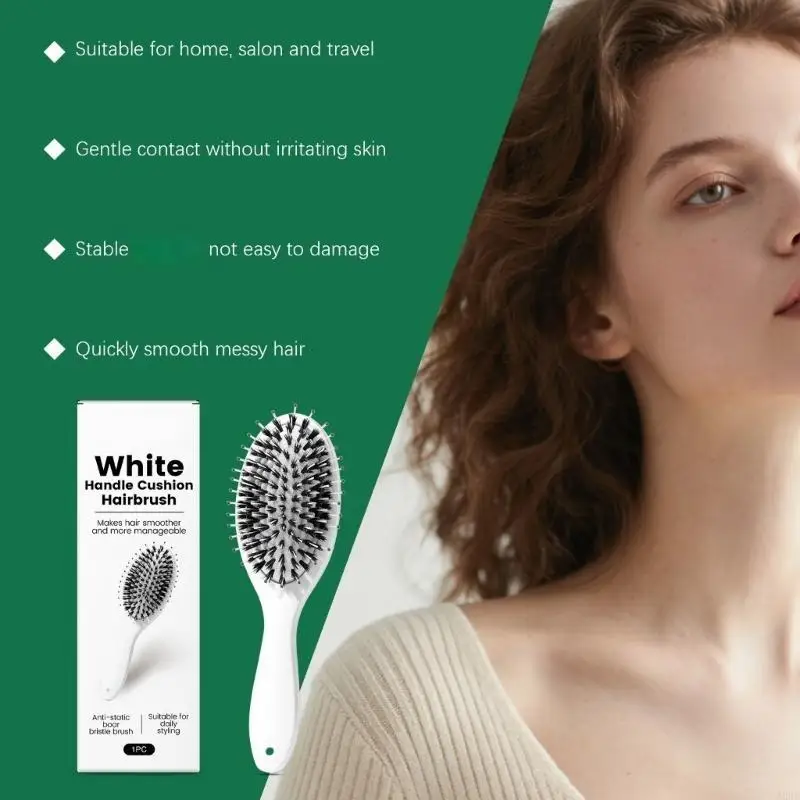 Boar Bristles And Nylon Brush  - Hair Care Daily Routine 评论和价格